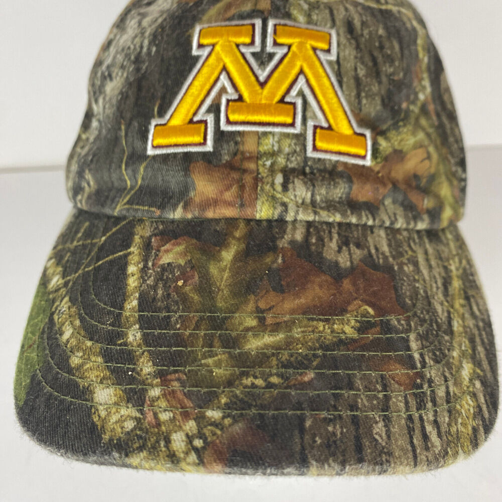 University of Minnesota Hat Ballcap Camo Embroidered Logo Golden Gophers Hunting - Picture 2 of 7
